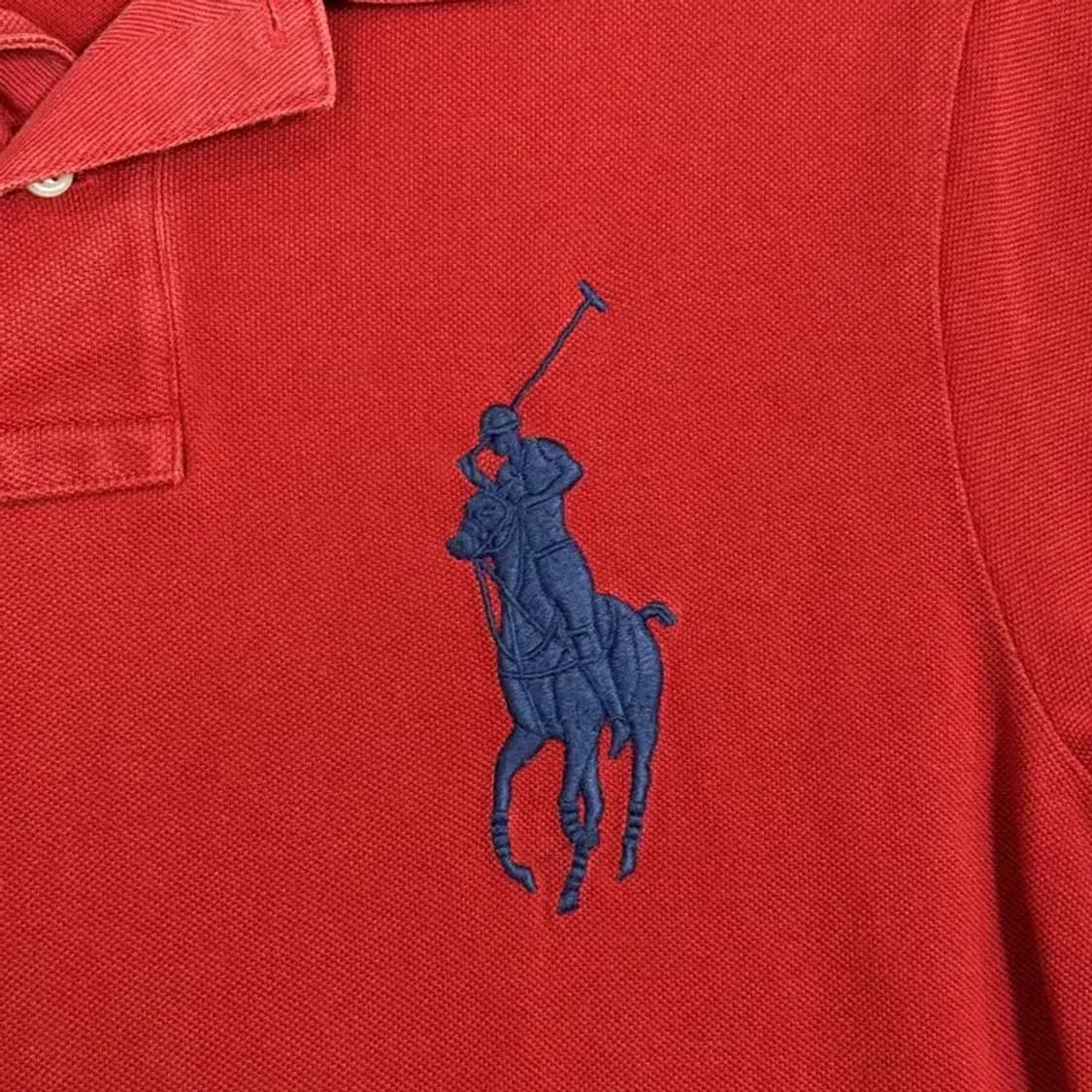 폴로 두산 커스텀핏 성조기 반팔 카라티 M 상품이미지3