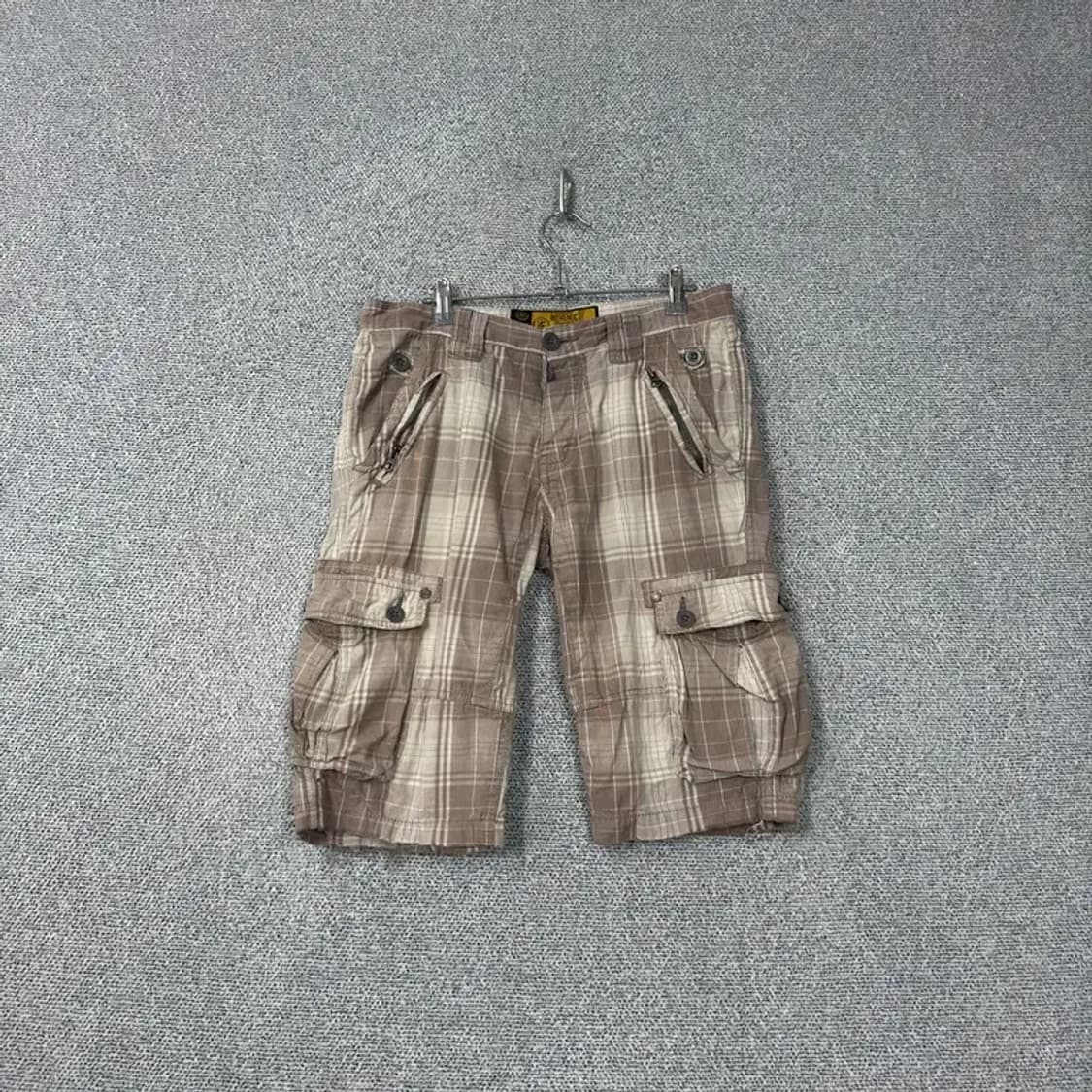 코치 체크 빈티지 카고 반바지 31 상품이미지1
