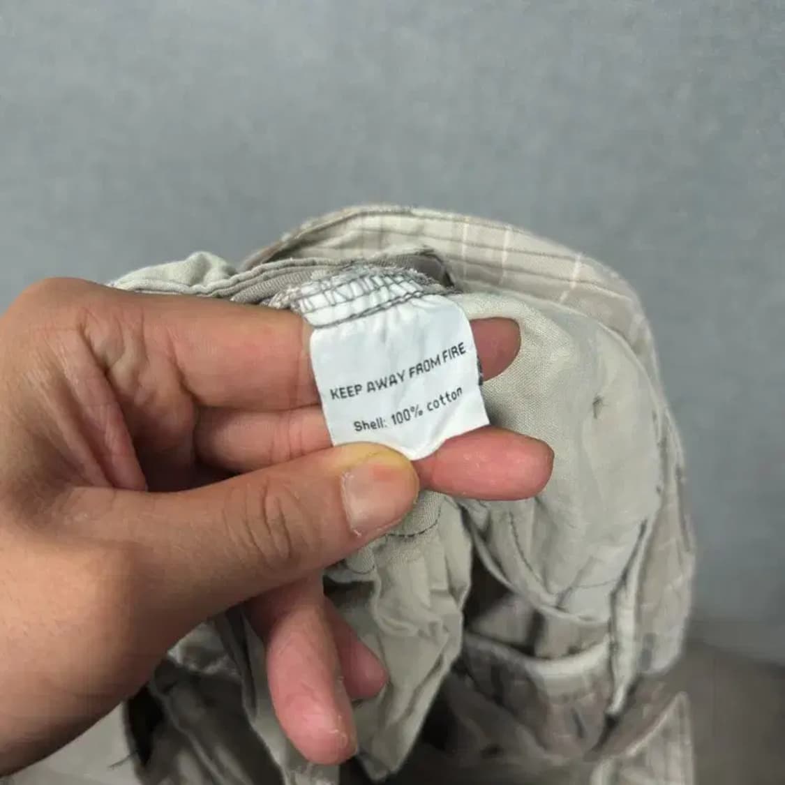 코치 체크 빈티지 카고 반바지 31 상품이미지4