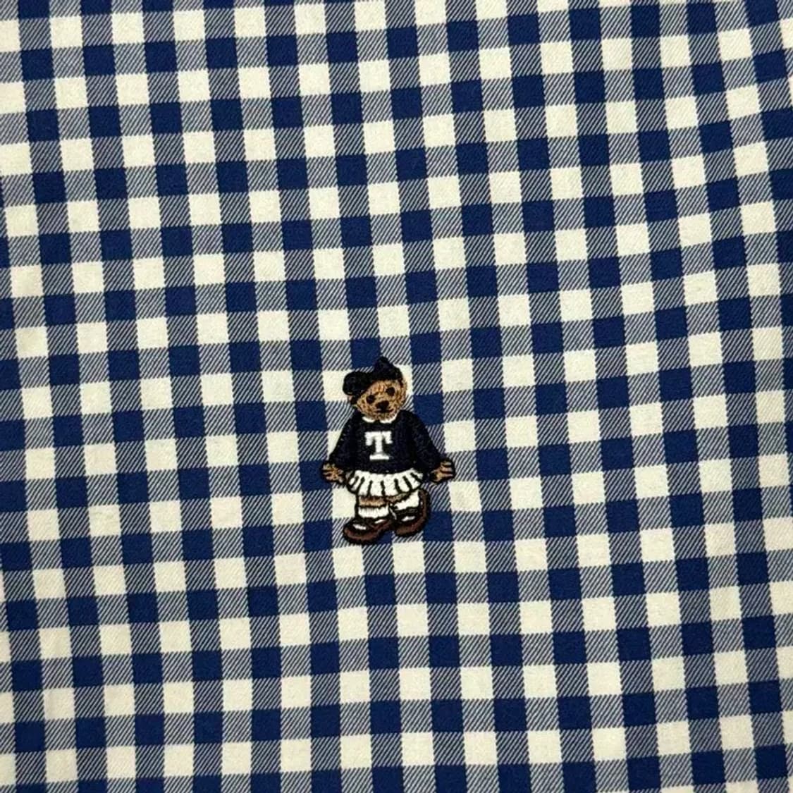 티니위니 베어 로고 체크셔츠 M 상품이미지3