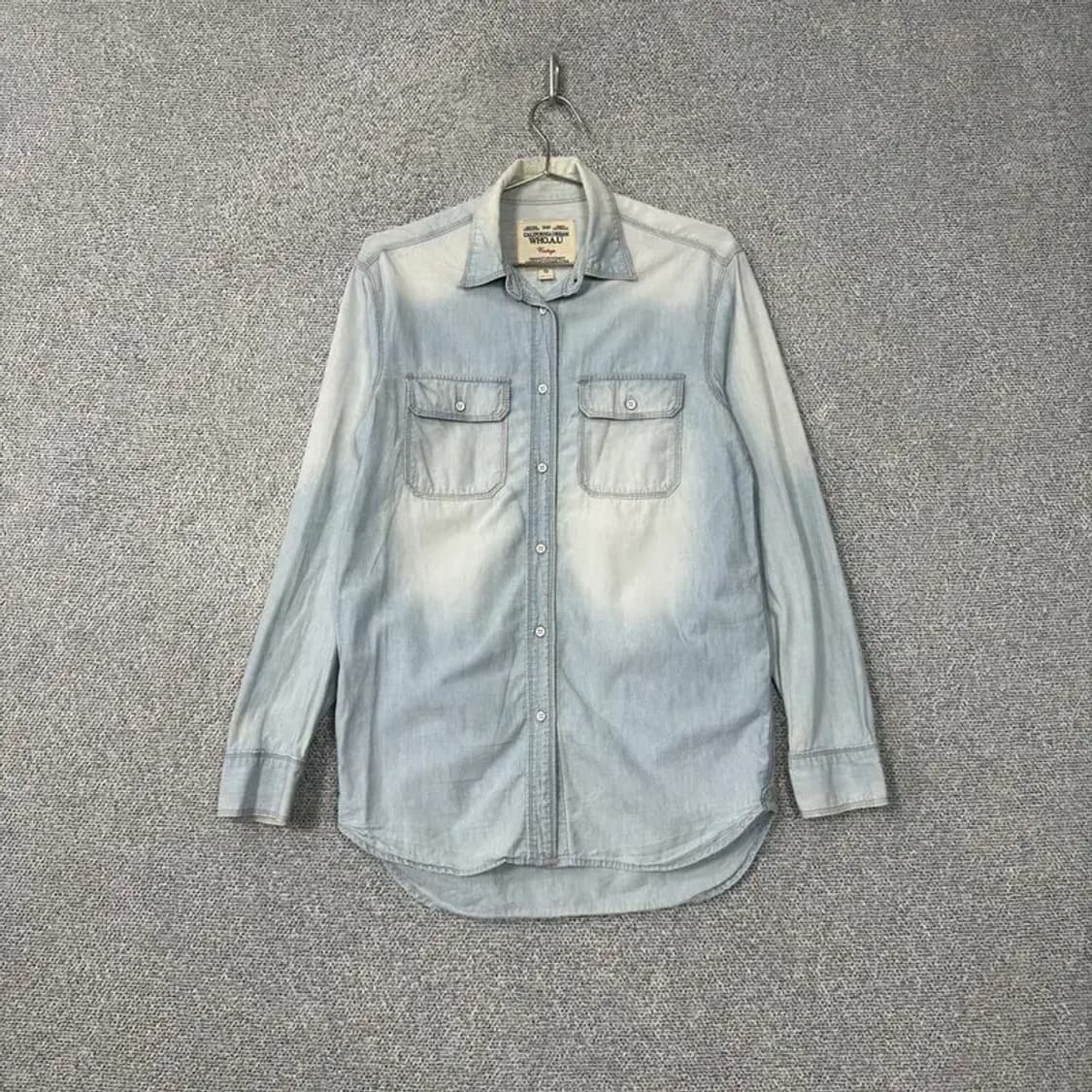 후아유 워싱 데님셔츠 S 상품이미지1