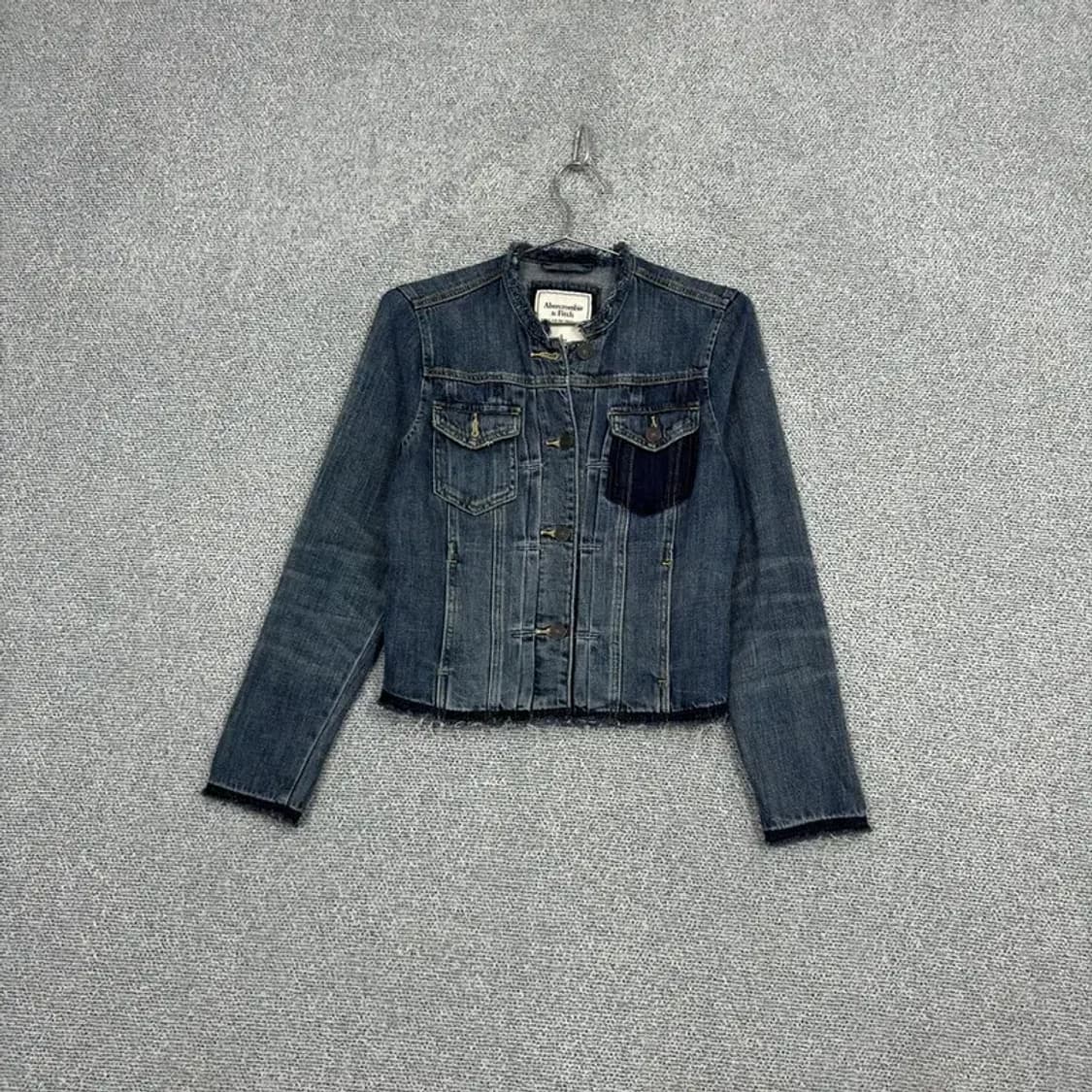 아베크롬비 빈티지 크롭 데님자켓 S 상품이미지1