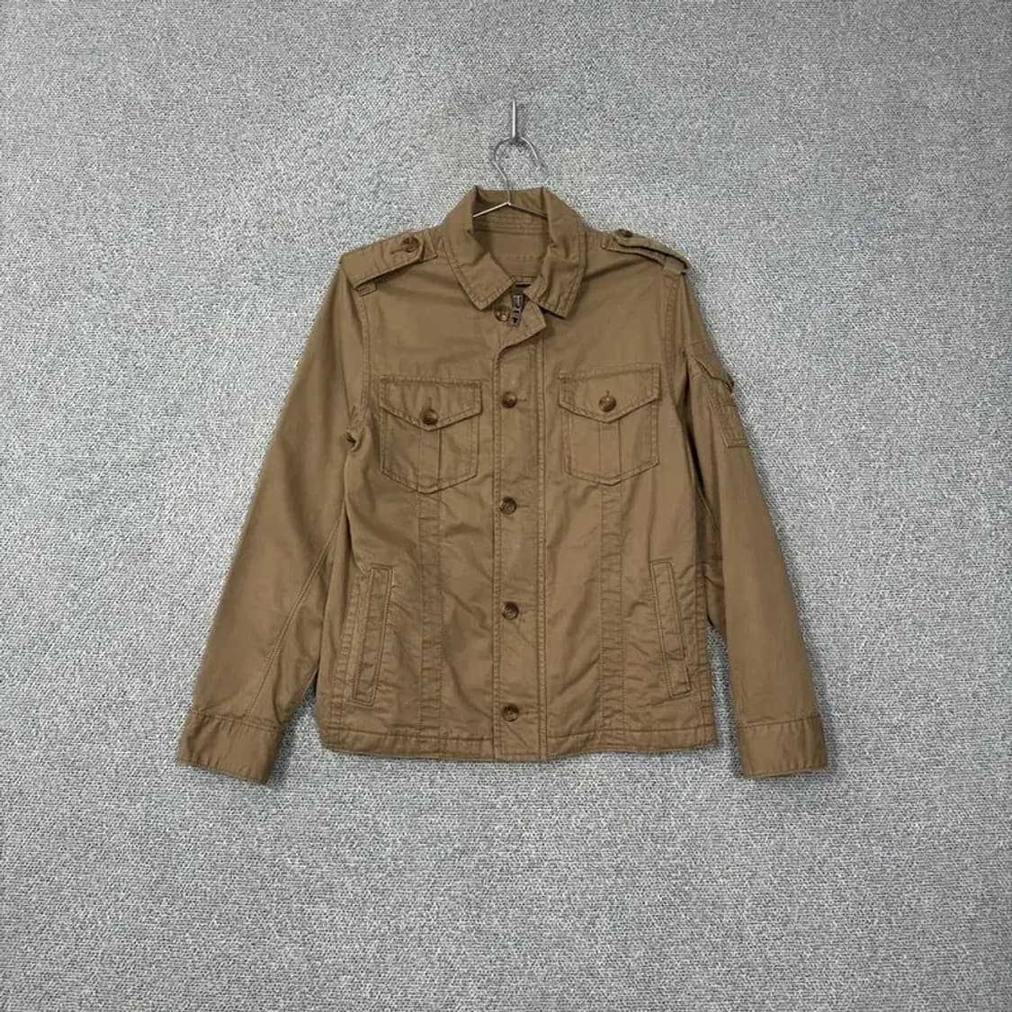 갭 투포켓 브라운 코튼 자켓 S 상품이미지1