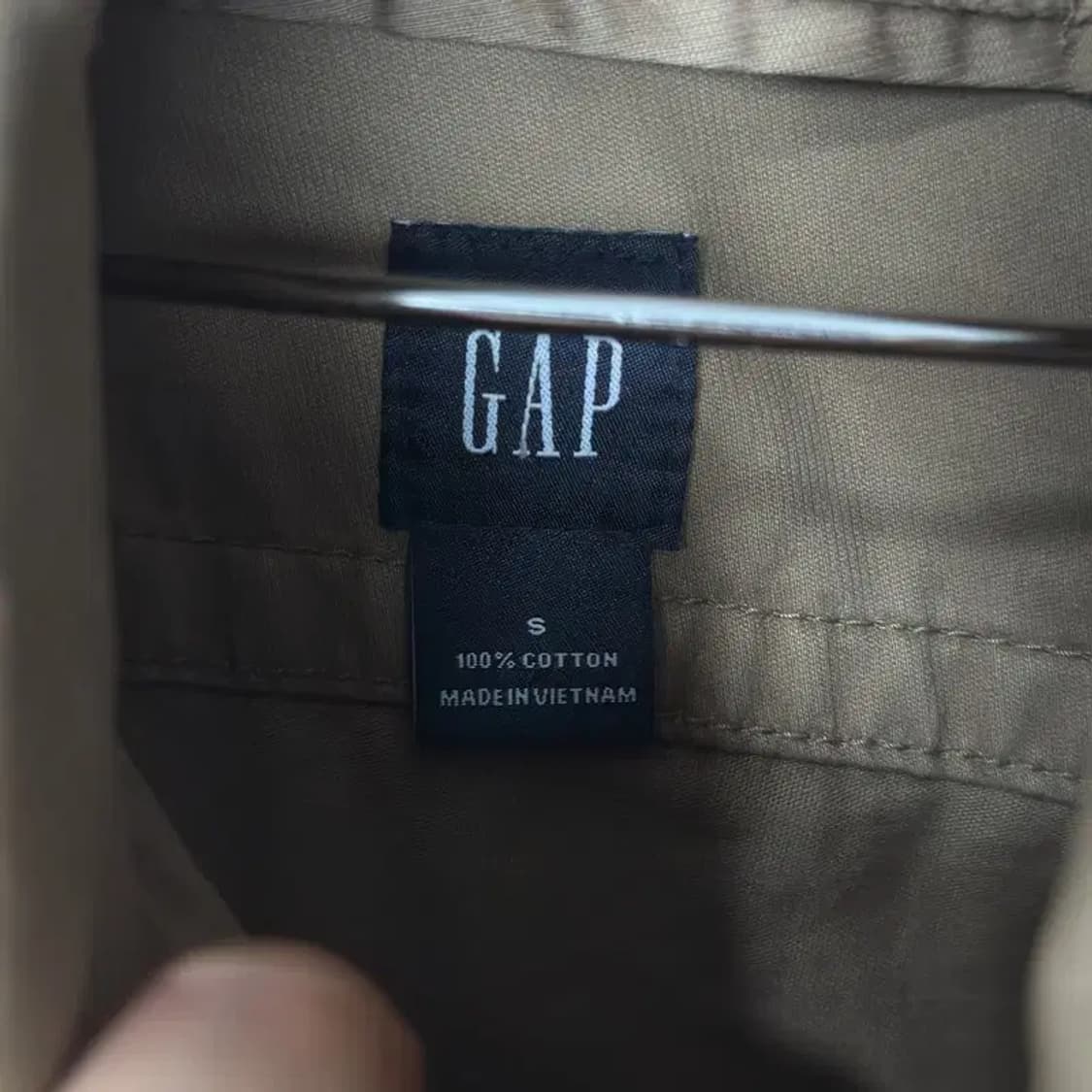 갭 투포켓 브라운 코튼 자켓 S 상품이미지3