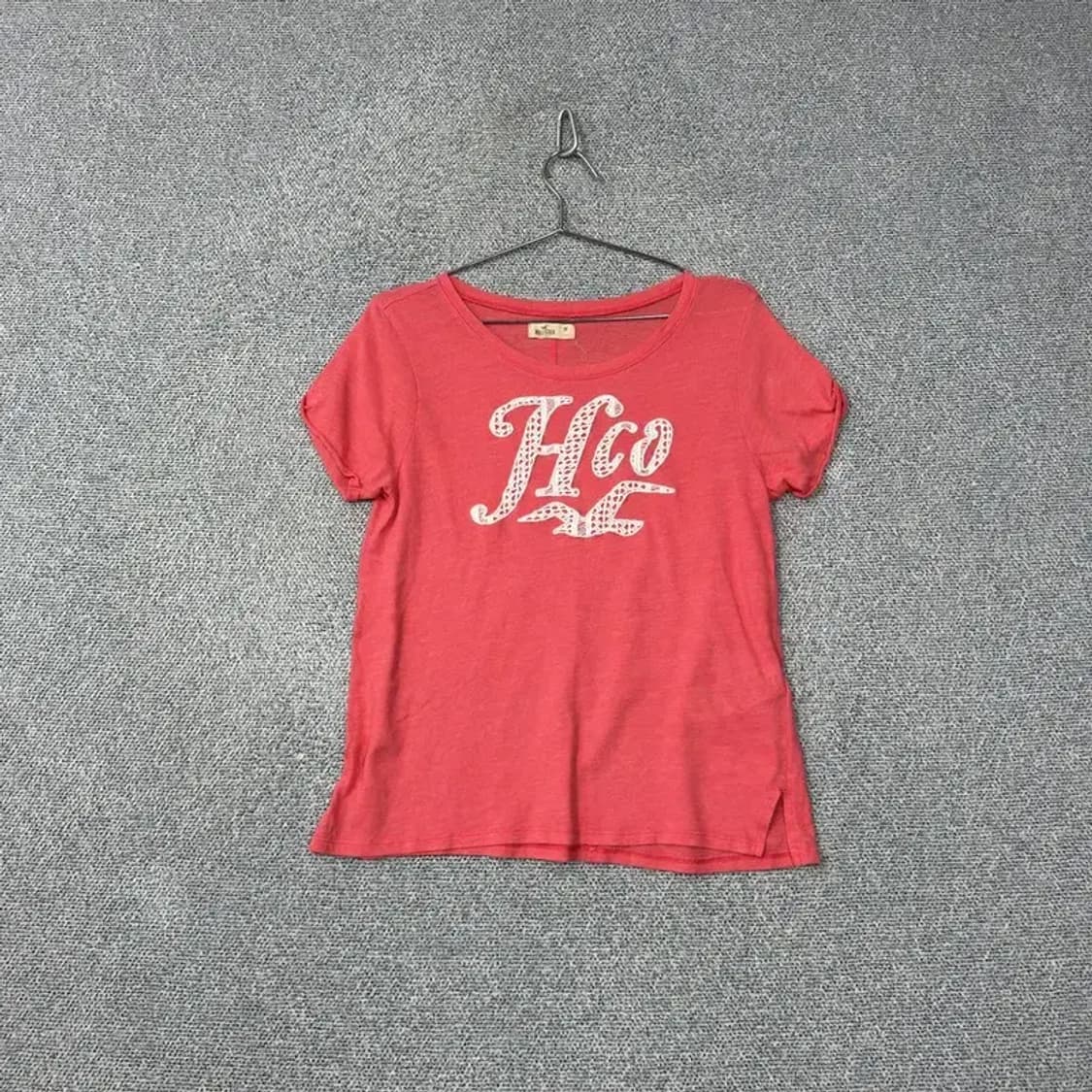 홀리스터 프린팅 Y2K 반팔티 M 상품이미지1