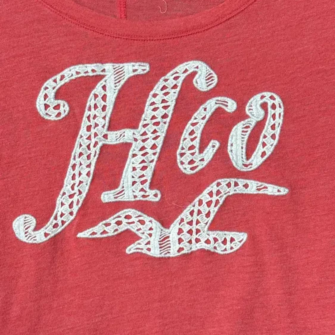 홀리스터 프린팅 Y2K 반팔티 M 상품이미지3