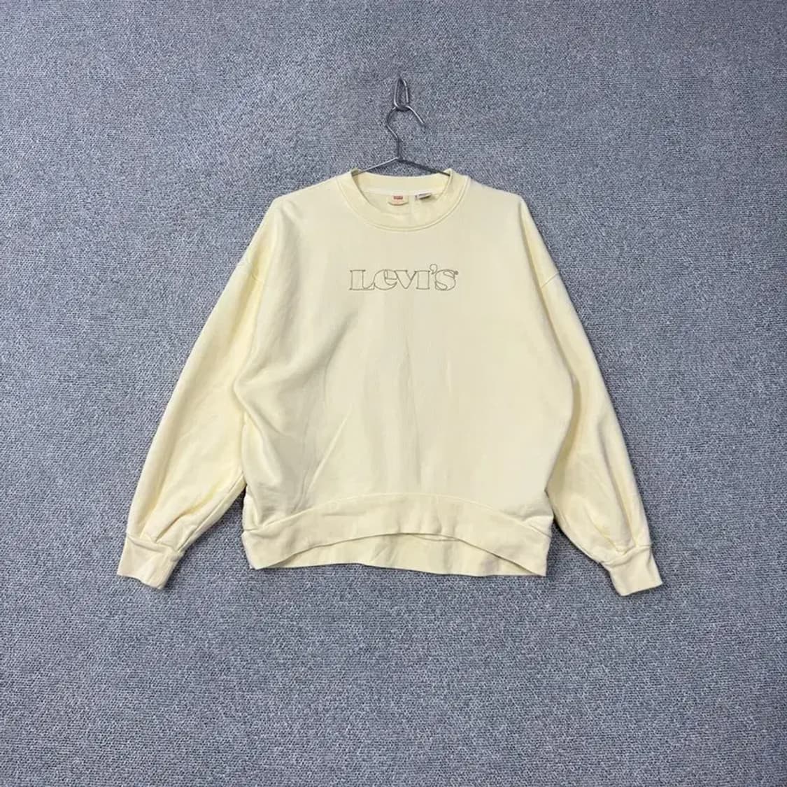 리바이스 스펠로고 오버핏 맨투맨 S 상품이미지1