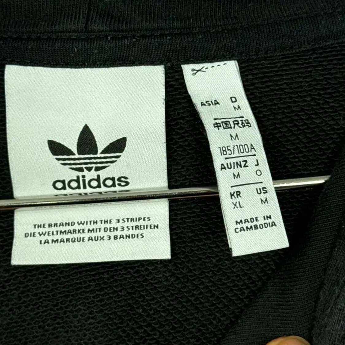아디다스 삼선 후드티 XL 상품이미지5
