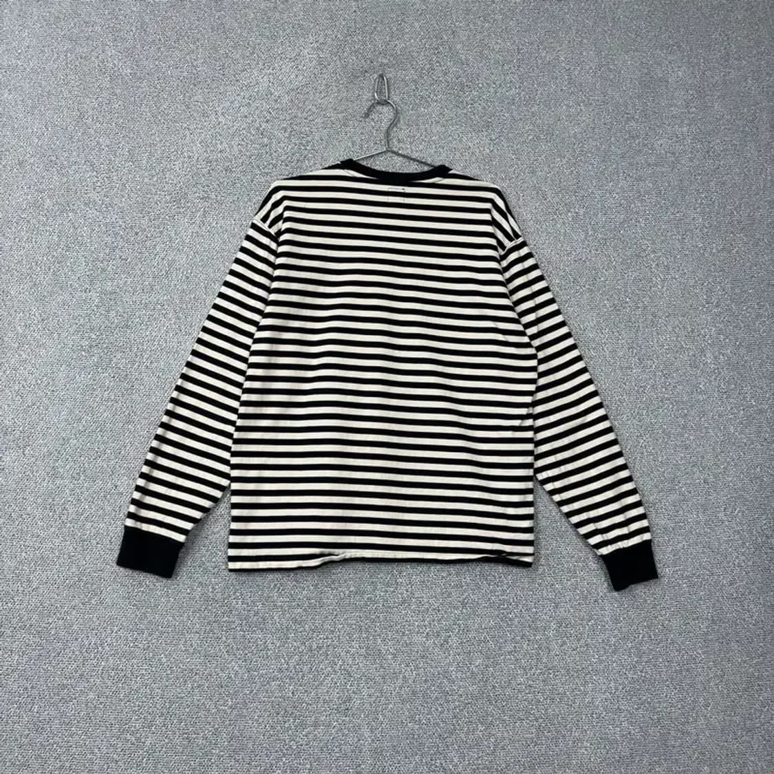 이벳필드 로고 스트라이프 긴팔티 L 상품이미지2