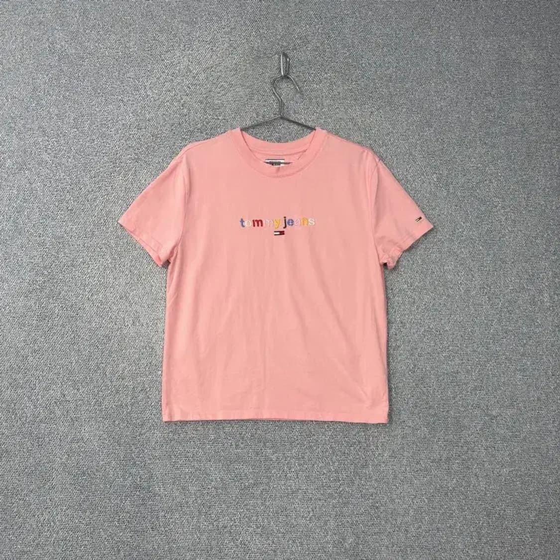 타미진스 레터링 로고 코튼 반팔티 100 상품이미지1