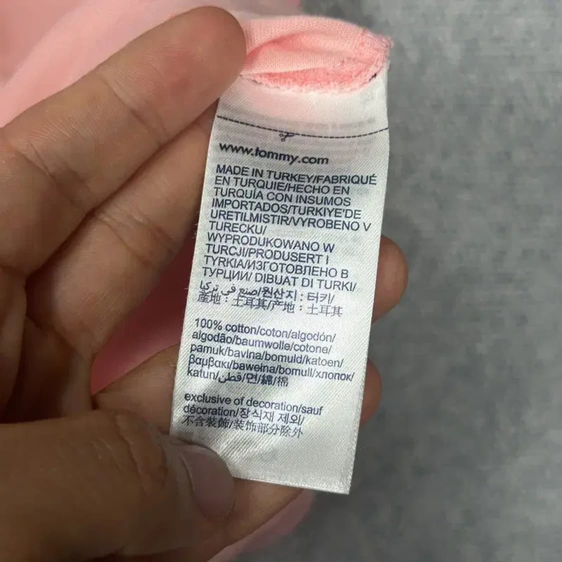 타미진스 레터링 로고 코튼 반팔티 100 상품이미지4