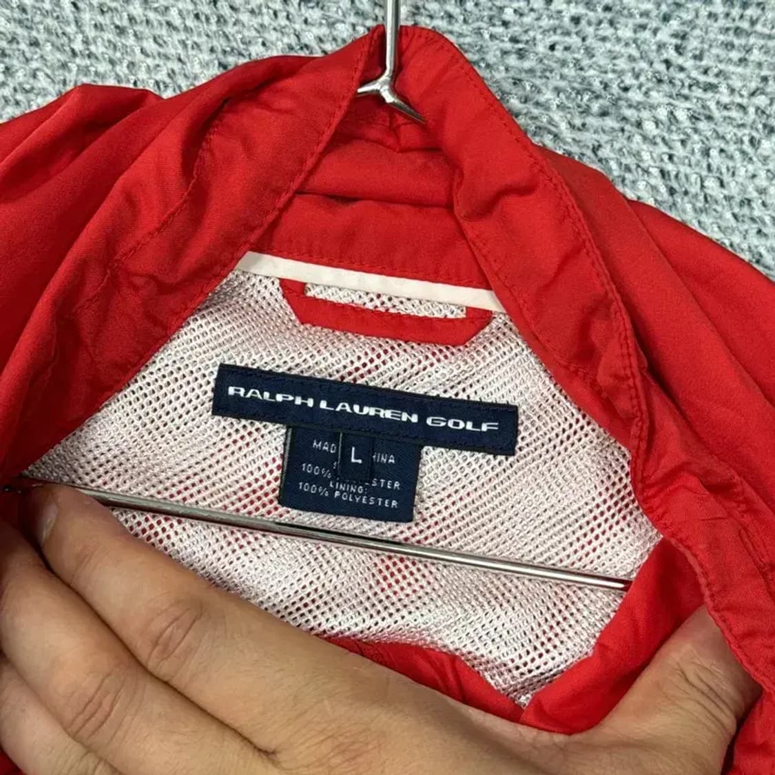 랄프로렌 골프 포켓 바람막이 L 상품이미지4
