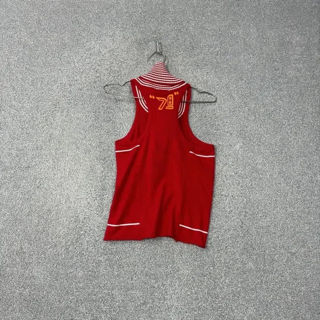 [새상품]디젤 00's 넥워머 Y2K 크롭 코튼 니트 나시 M 상품이미지2