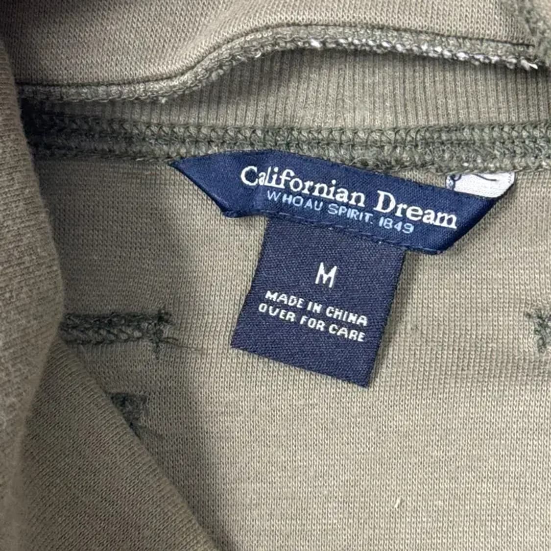 후아유 코튼 스티치 카키 미니스커트 M 상품이미지4