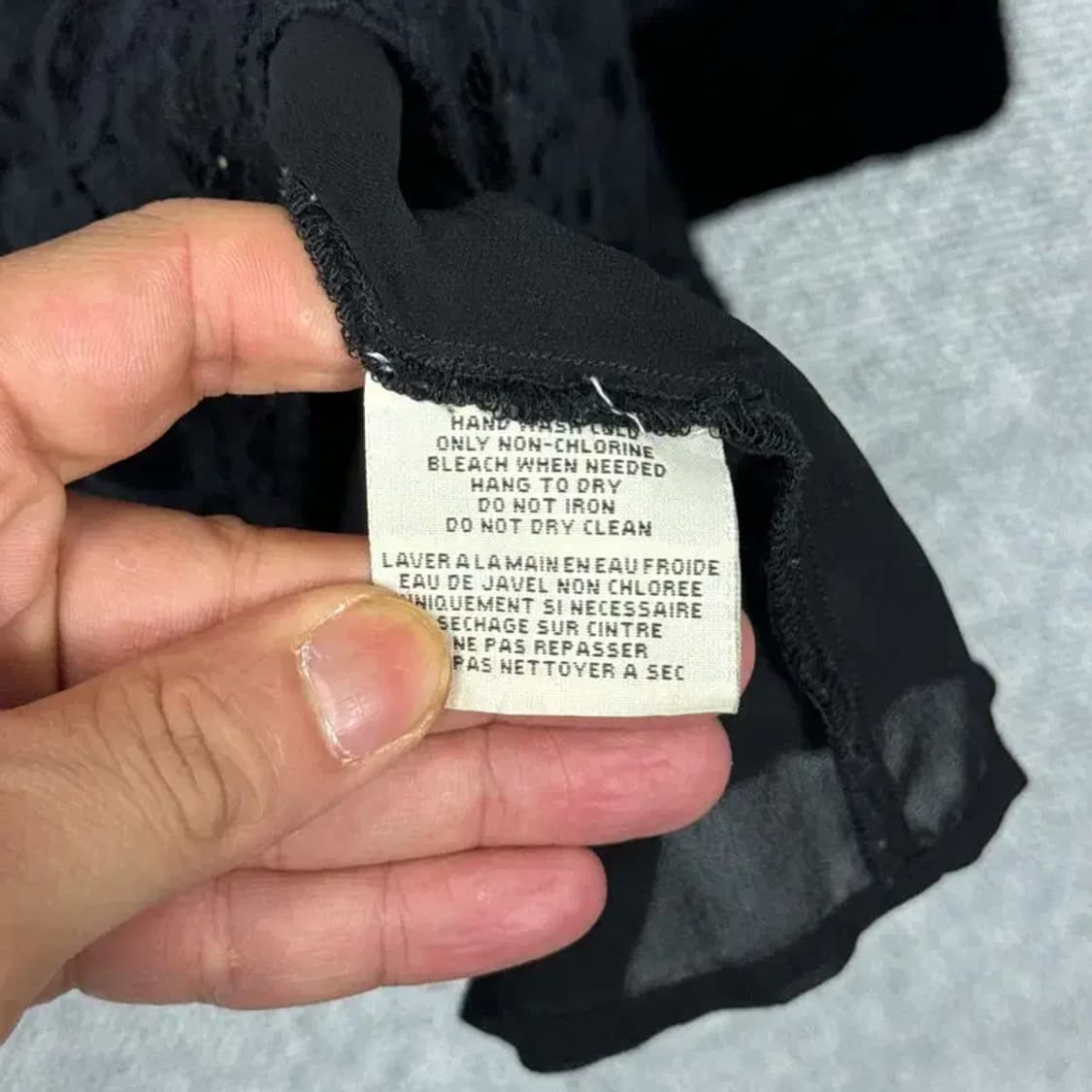 데님 앤 서플라이 레이스 코튼 블라우스 S 상품이미지5