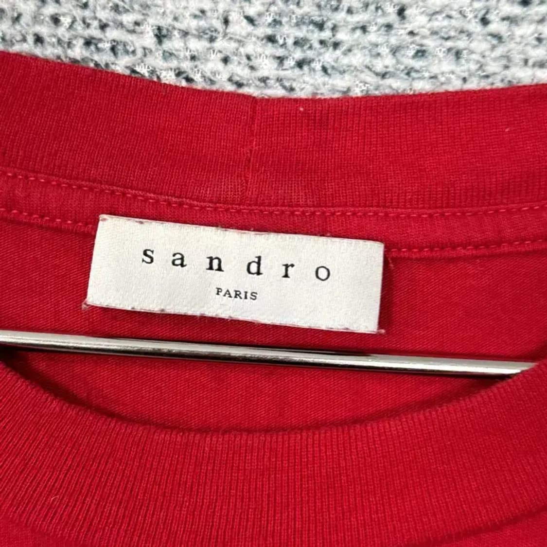 산드로 스펠로고 반팔티 XL 상품이미지4