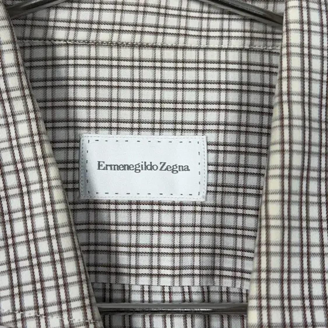 에르메네질도 제냐 체크셔츠 95 상품이미지3