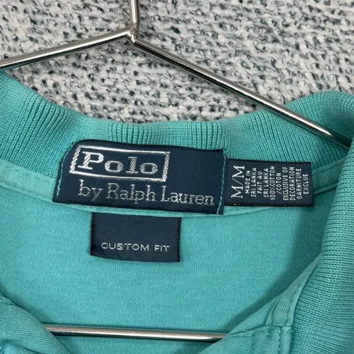 폴로 커스텀핏 반팔 카라티 M 상품이미지4