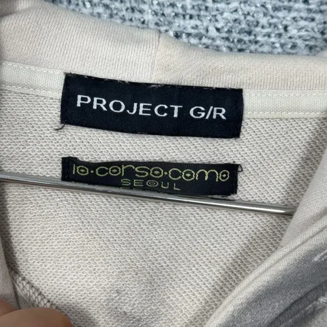 프로젝트 GR 그레일즈 10꼬르소꼬모 후드집업 1사이즈 상품이미지6