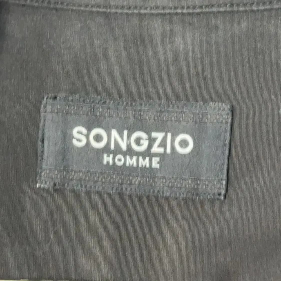 송지오옴므 18SS 백프린팅 블랙 셔츠 95 상품이미지5