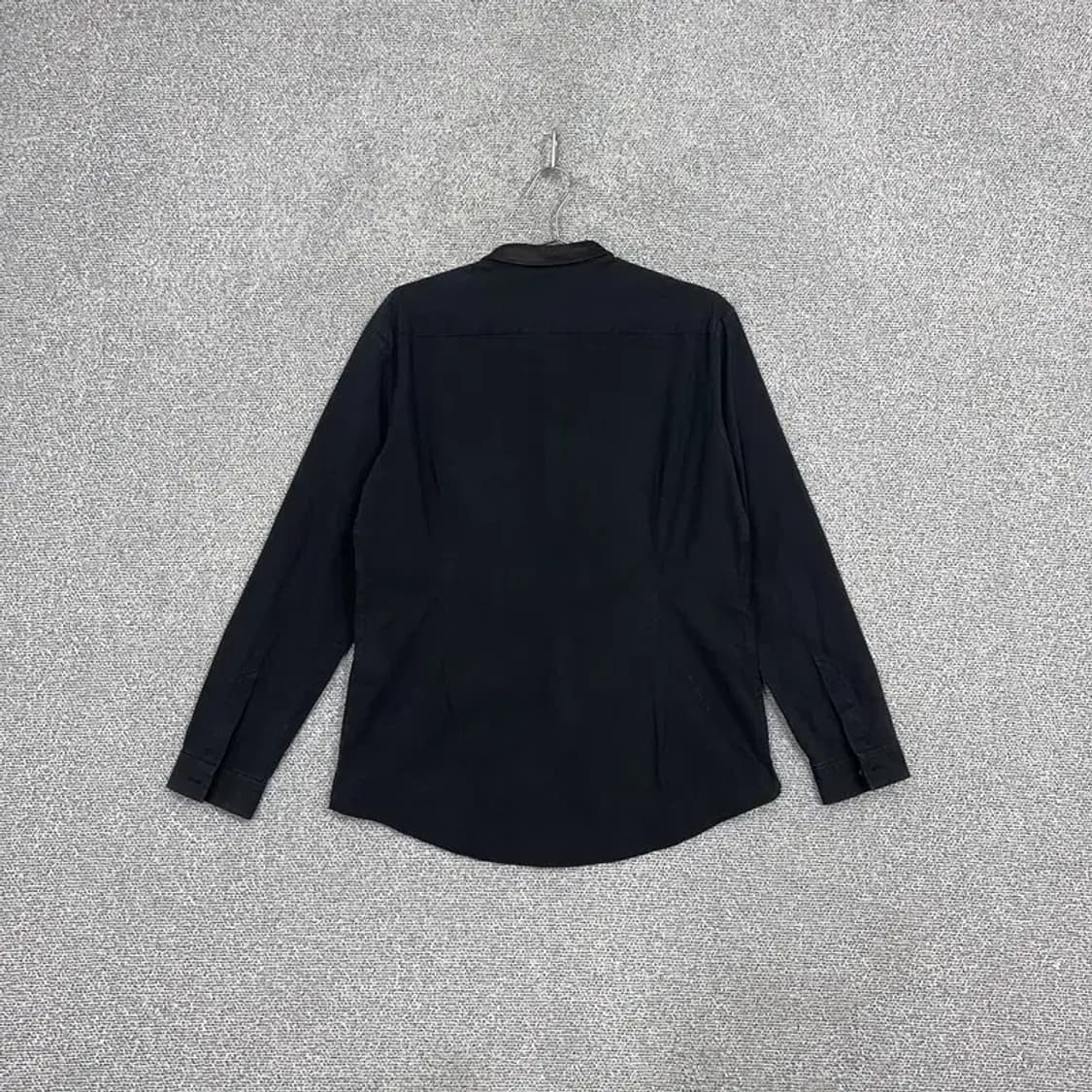 준지 올블랙 레더카라 셔츠 110 상품이미지2