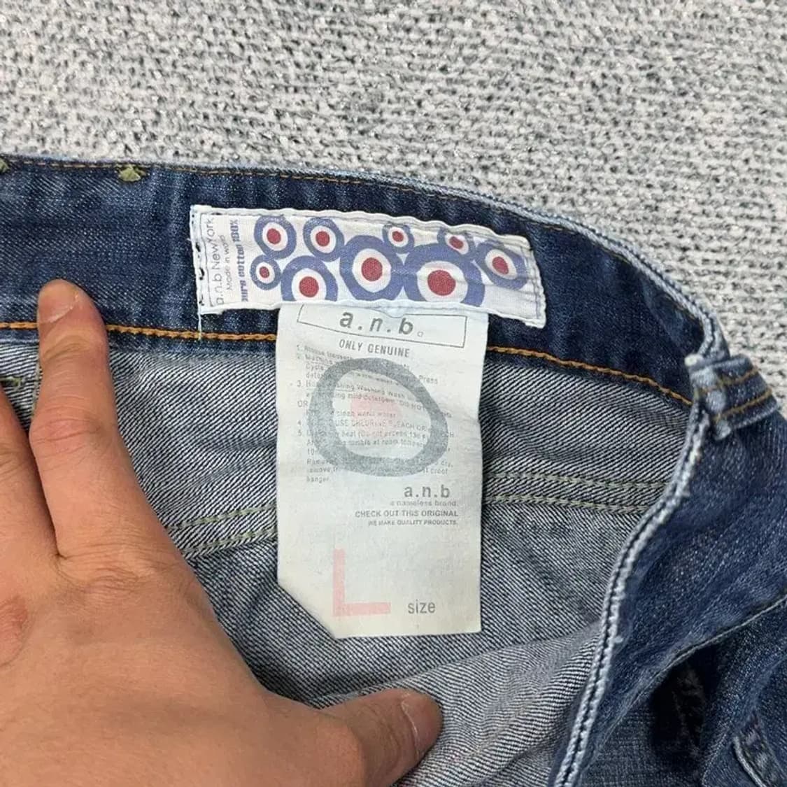 ANB 빈티지 데님팬츠 L 상품이미지3