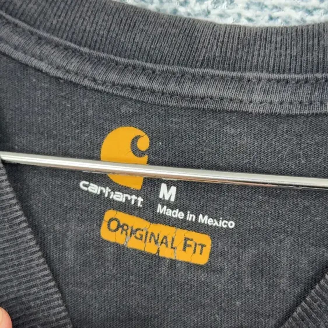 칼하트 스펠로고 반팔티 M 상품이미지5