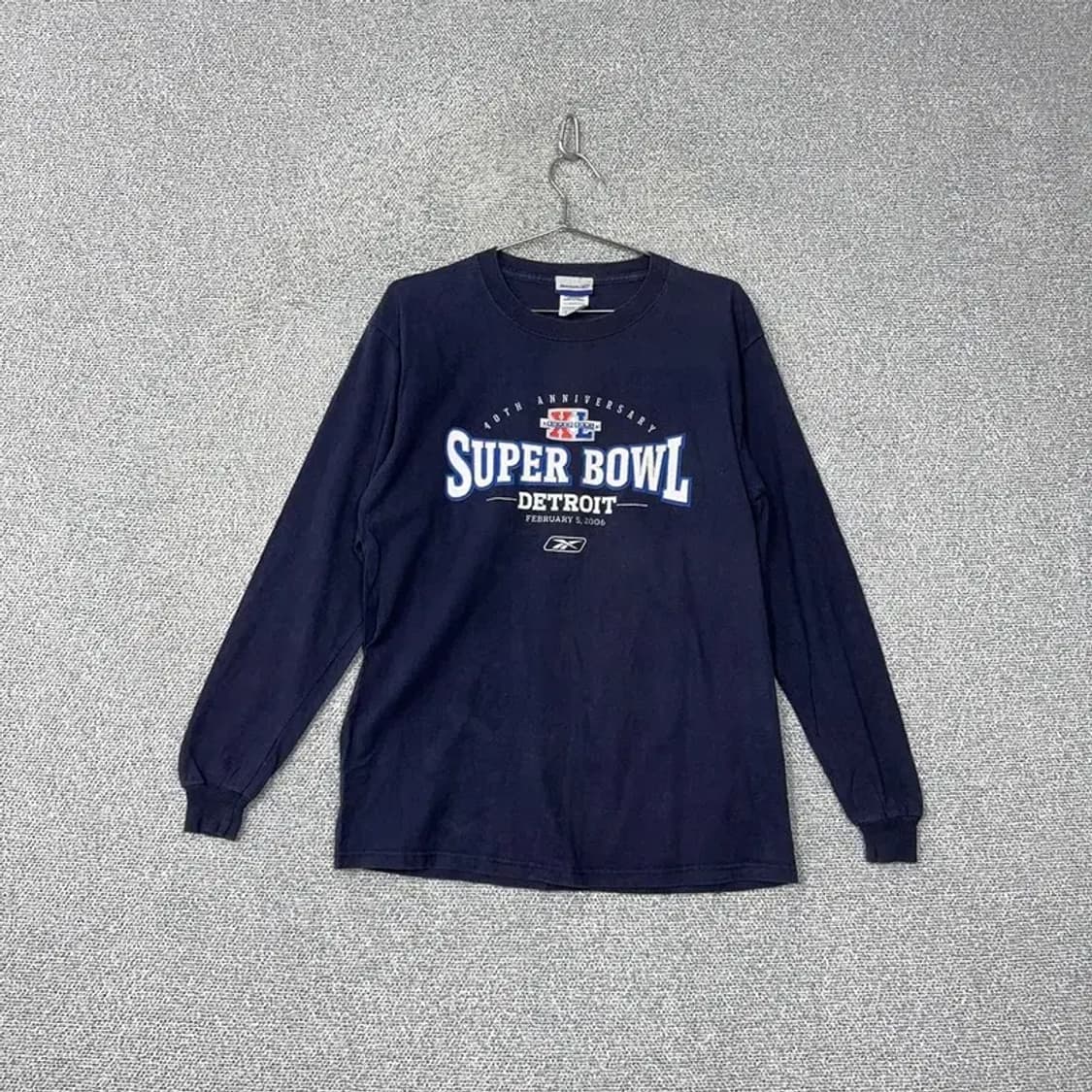 리복 디트로이트 슈퍼볼 슬리브리스 M 상품이미지1