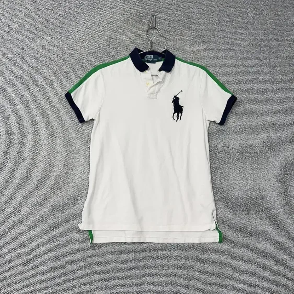 폴로 커스텀핏 빅포니 반팔 카라티 S 상품이미지1