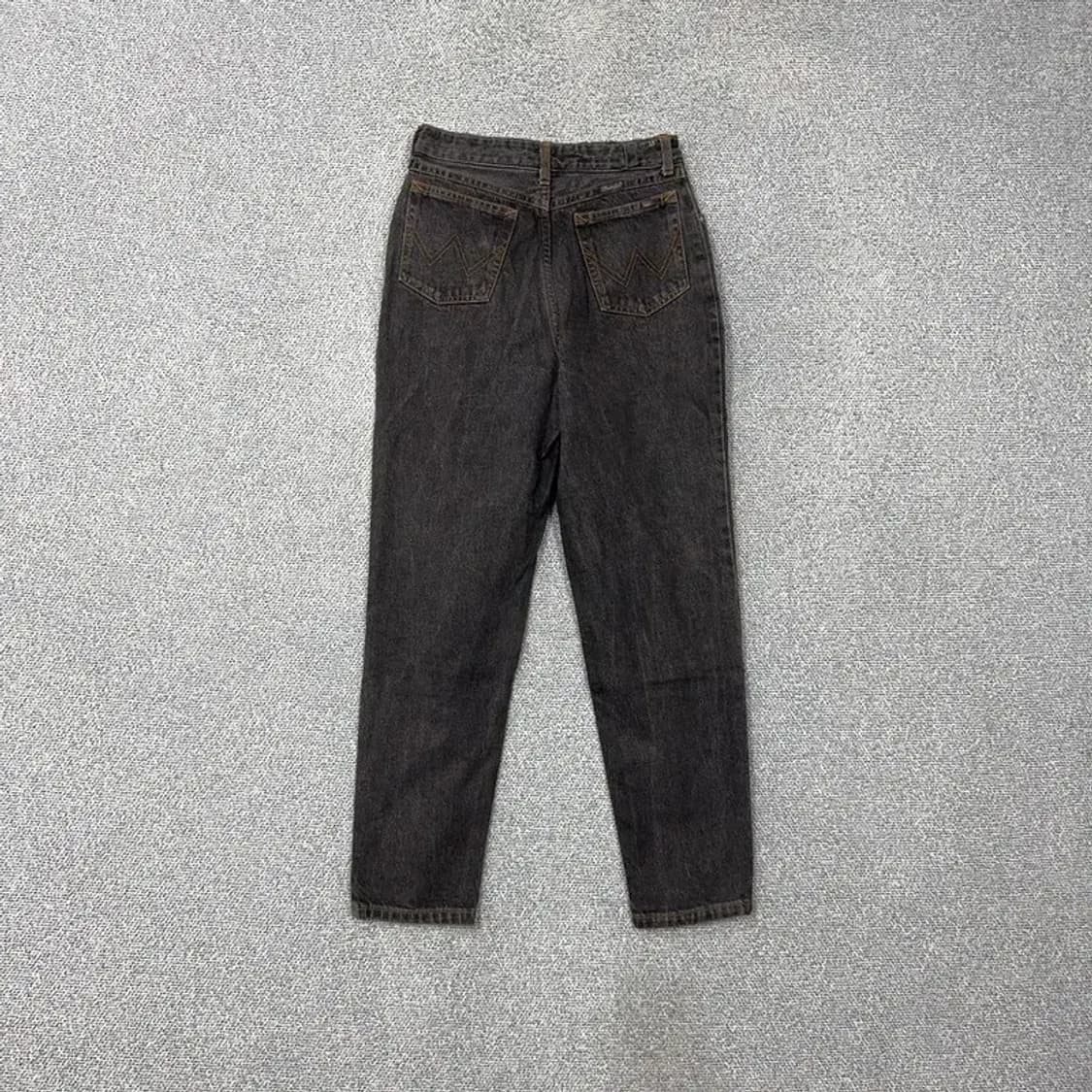 랭글러 빈티지 흑청 데님 청바지 28 상품이미지2
