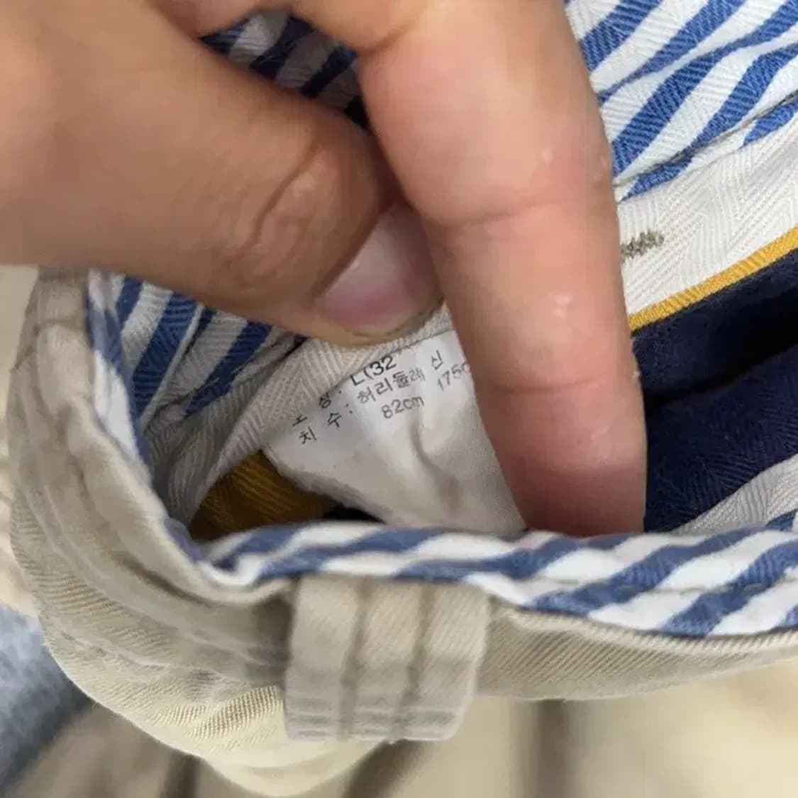 후아유 빈티지 코튼 반바지 32 상품이미지4