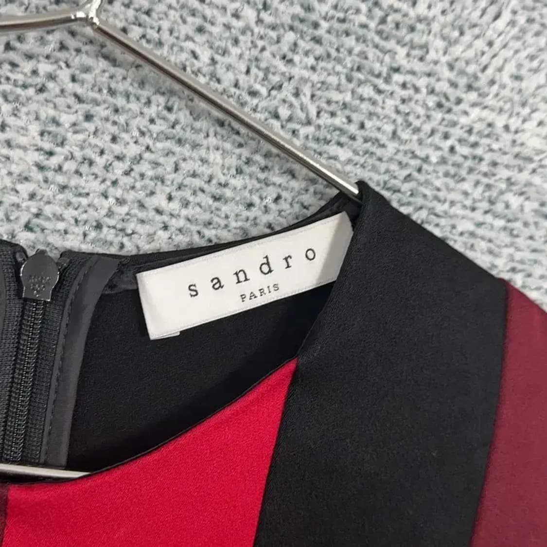 산드로 아세테이트 멀티컬러 드레스 원피스 상품이미지3