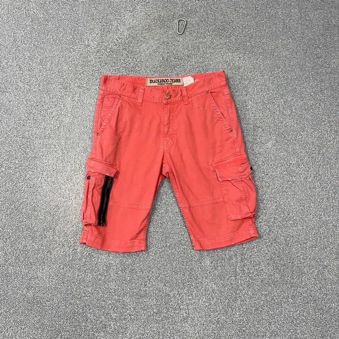 버커루 빈티지 코랄 카고 반바지 34 상품이미지1