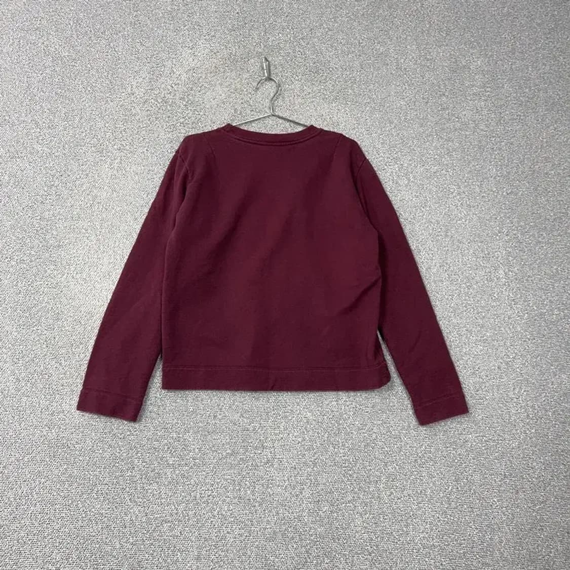 아크네스튜디오 버건디 베어 맨투맨 S 상품이미지2