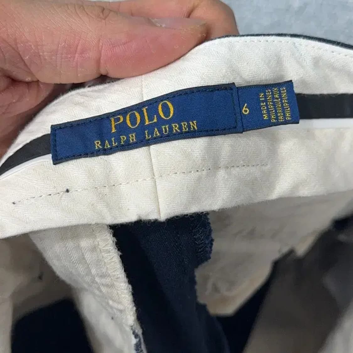 폴로 여성 네이비 슬랙스 US6 상품이미지4