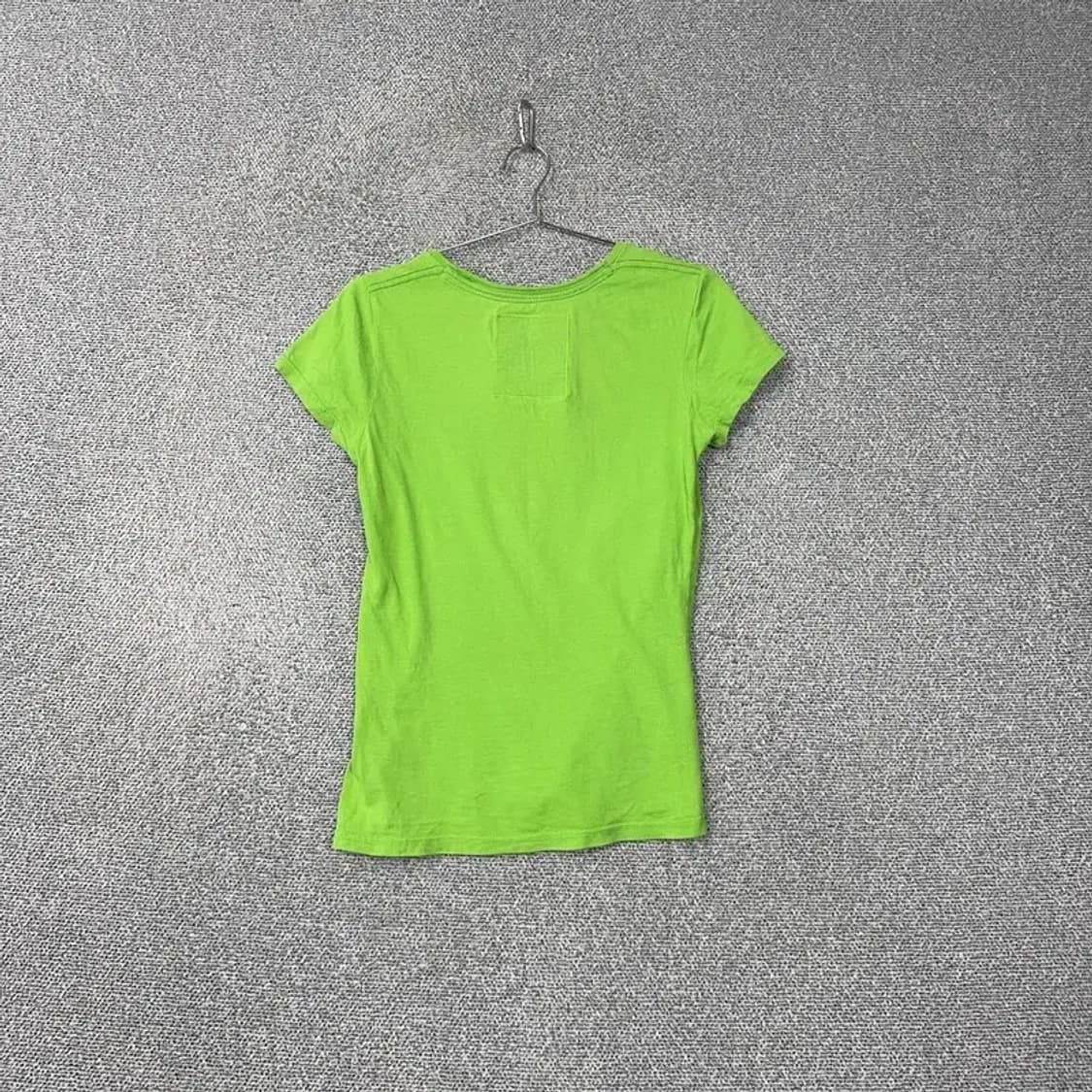 수퍼드라이 Y2K 그린 반팔티 M 상품이미지2