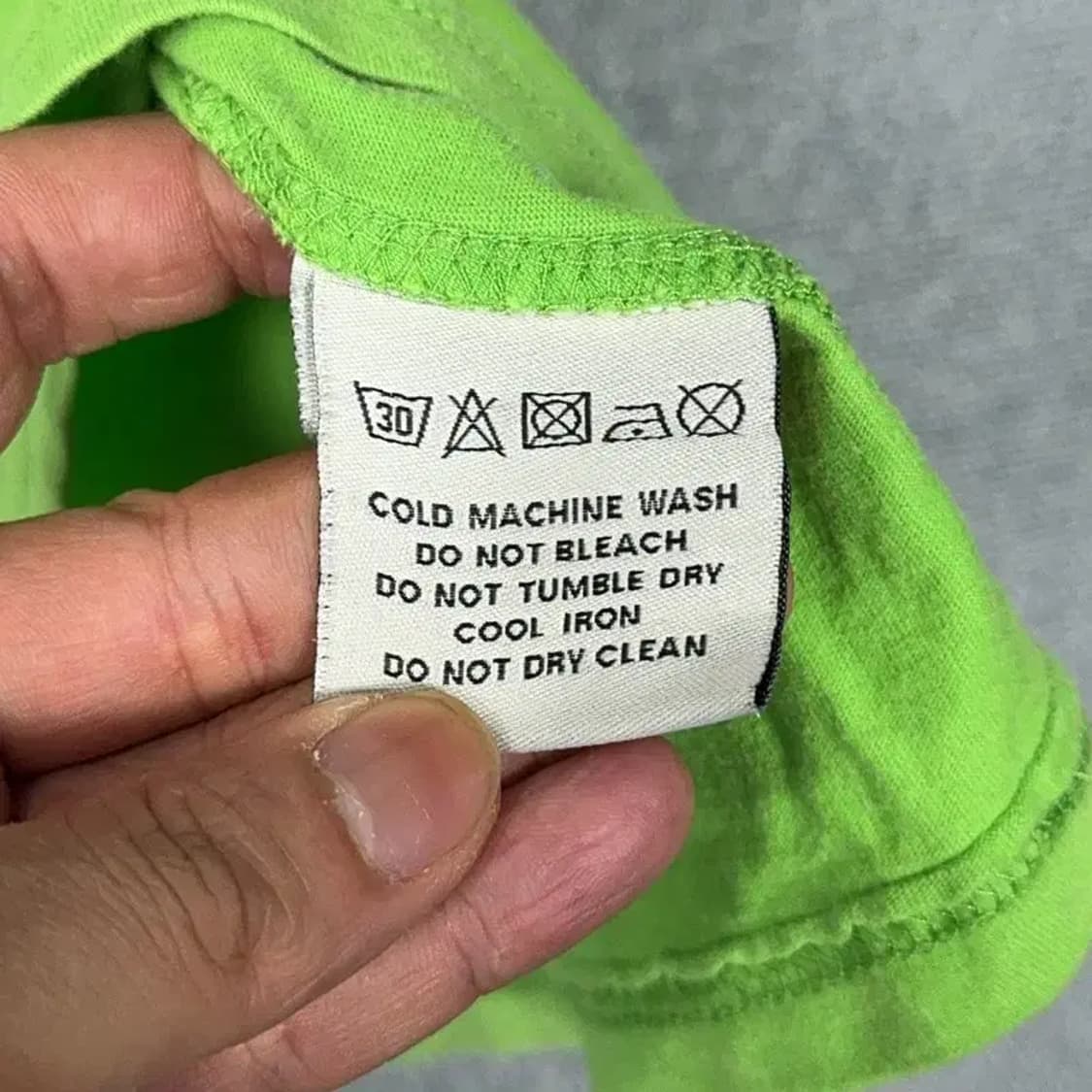 수퍼드라이 Y2K 그린 반팔티 M 상품이미지6