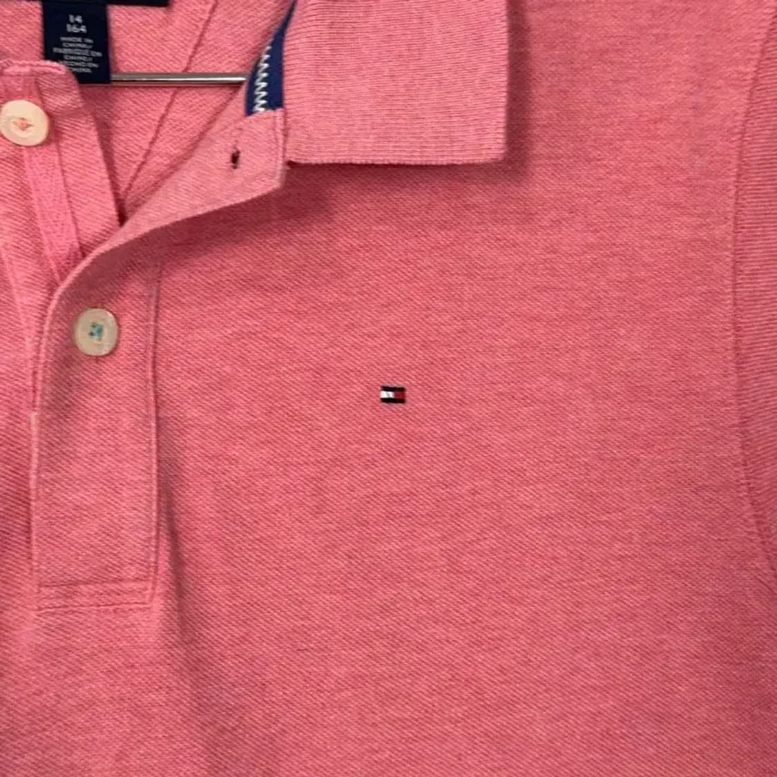 타미힐피거 뉴욕 코랄 반팔 카라티 M 상품이미지3