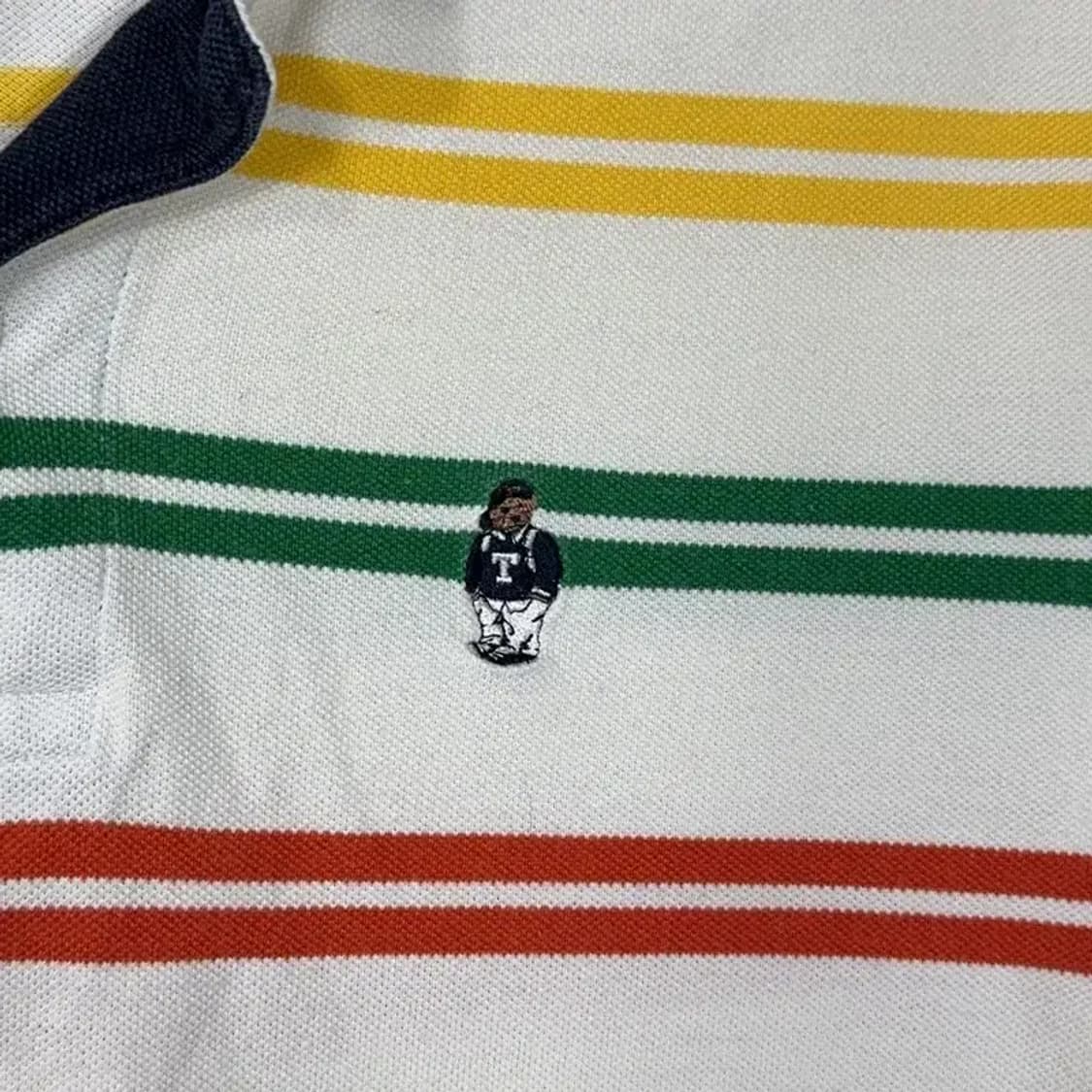 티니위니 스트라이프 베어 반팔 카라티 M 상품이미지3