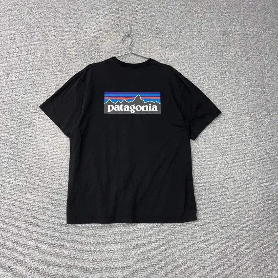 파타고니아 블랙 반팔티 XL 상품이미지2