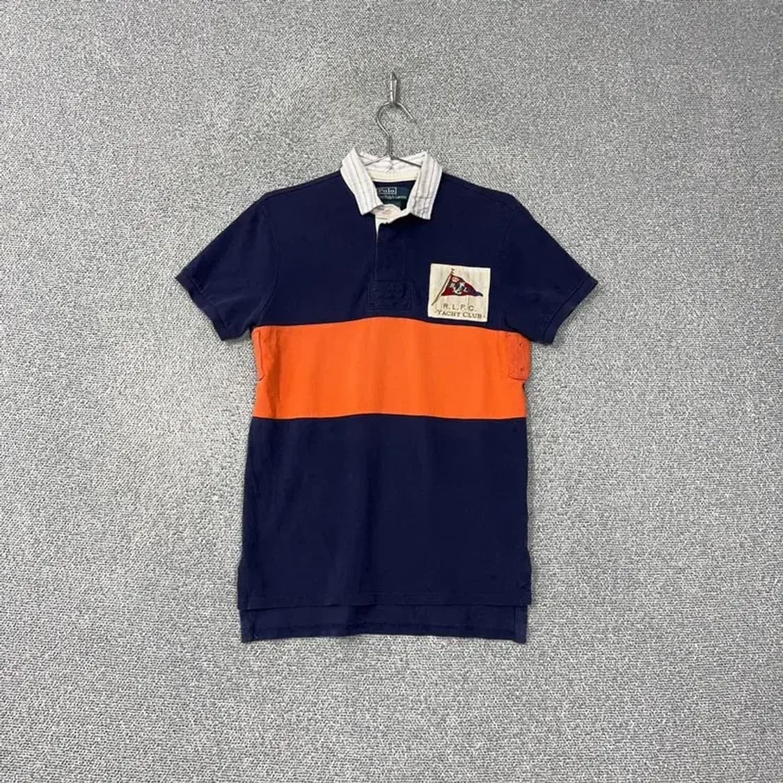 폴로 요트 패치 럭비 반팔 카라티 M 상품이미지1