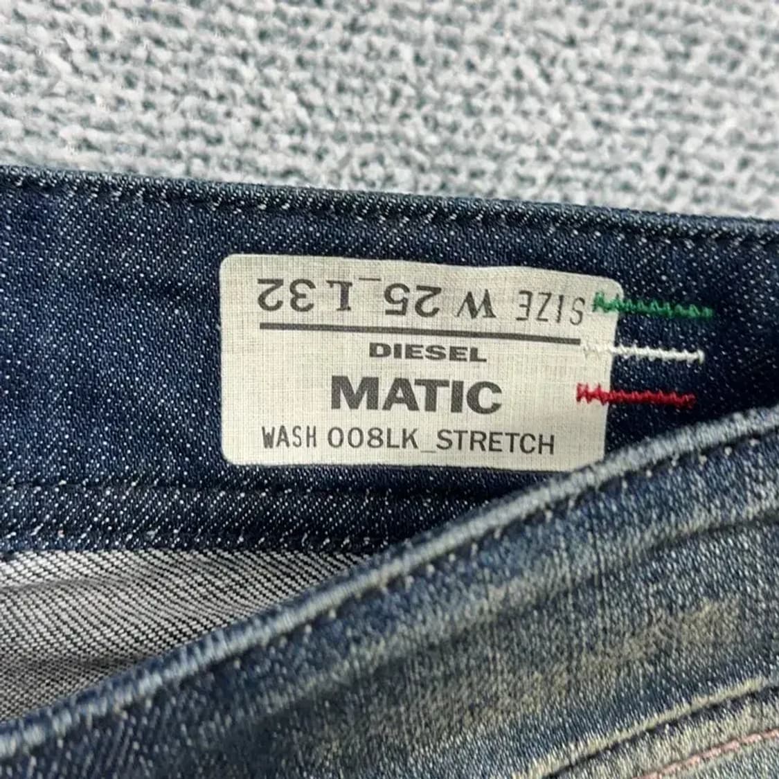 디젤 MATIC Y2K 빈티지 데님팬츠 25 32 상품이미지5