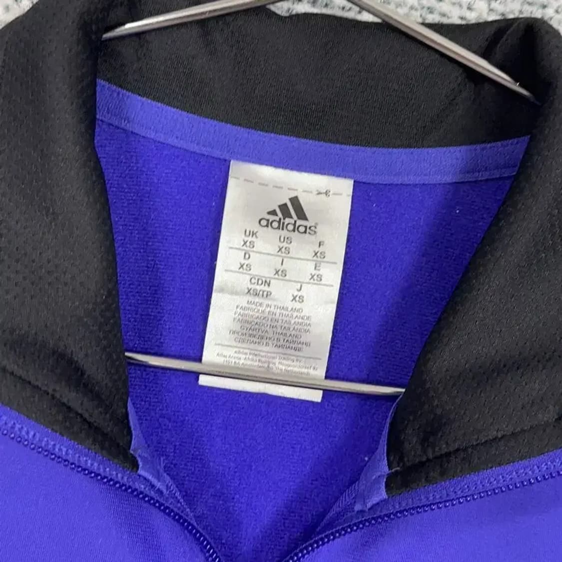 아디다스 퍼플 빈티지 트랙탑 XS 상품이미지3