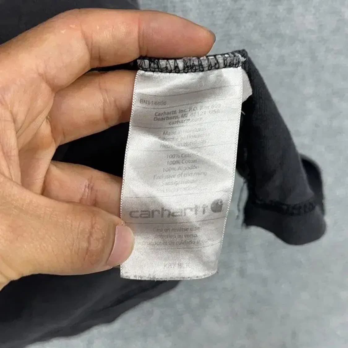 칼하트 로고 반팔티 M 상품이미지4