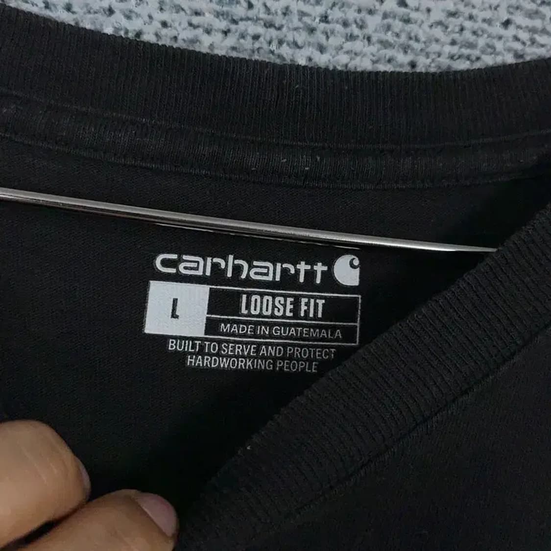 칼하트 로고 루즈핏 반팔티 L 상품이미지3