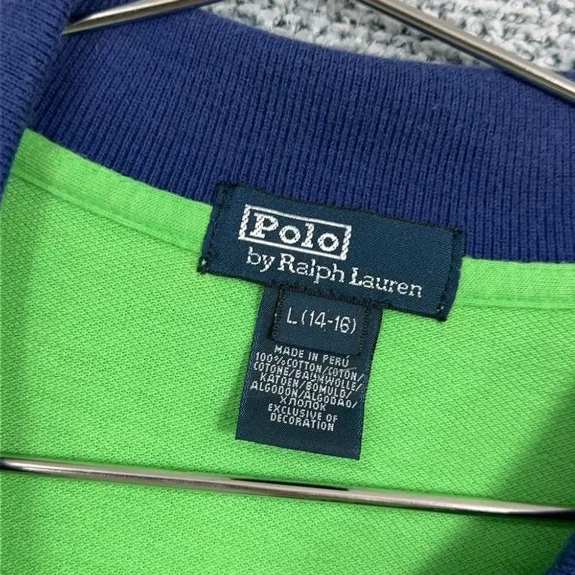 폴로 럭비 자수 반팔 카라티 상품이미지3