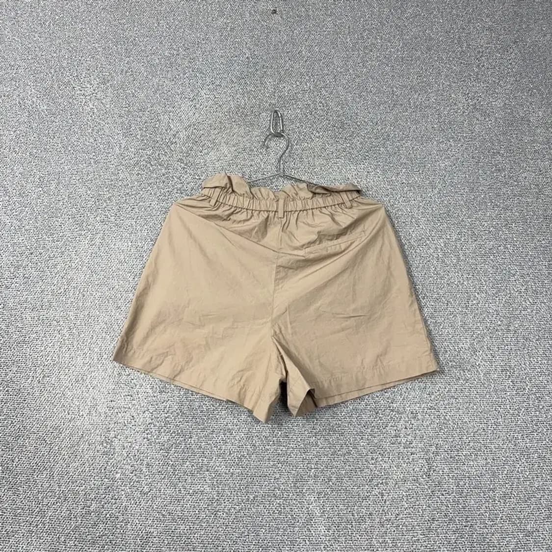 유니클로 여성 코튼 베이지 밴딩 반바지 M 상품이미지2