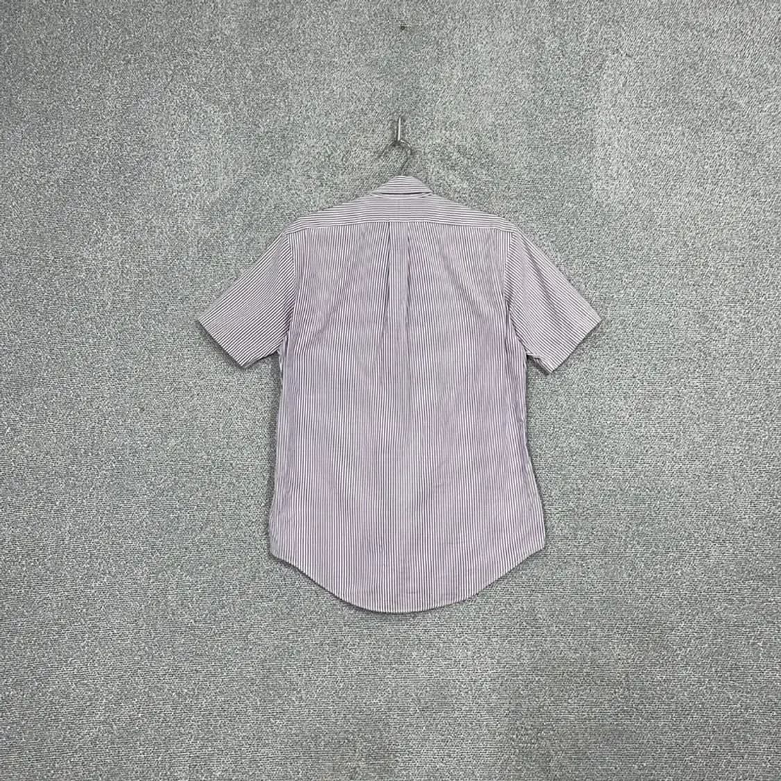 폴로 두산 클래식핏 스트라이프 반팔 셔츠 S 상품이미지2