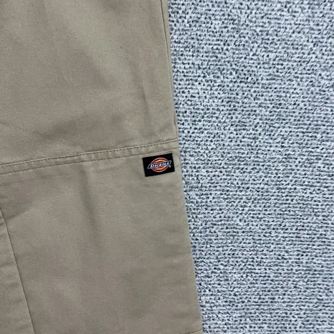 디키즈 로고 베이지 코튼팬츠 상품이미지3