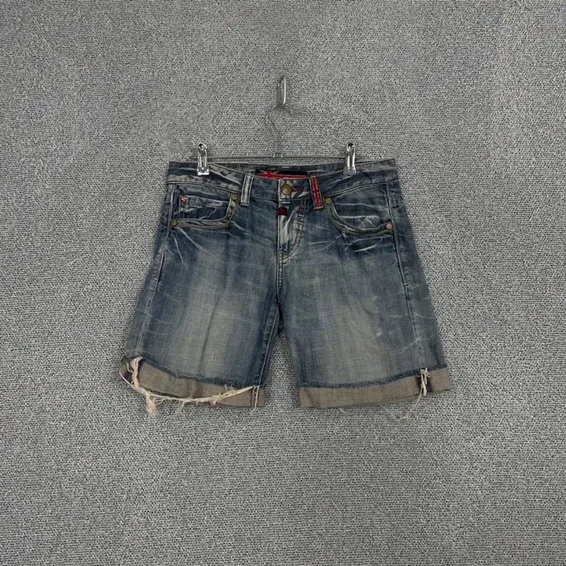 ASK 빈티지 워싱 데님 반바지 26 상품이미지1